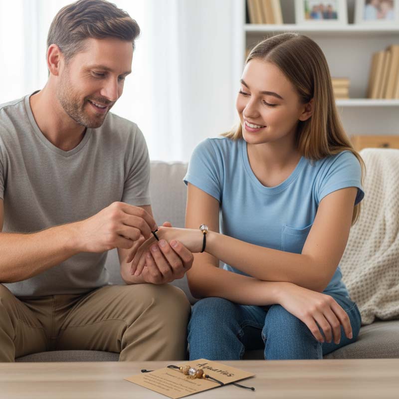 🌌 Kosmisk Kalibrator ✨ | Stjernetegn Armband 12 Stjernebilder 🌙 | Håndlaget & Magnetisk Optimalisert 🛡️