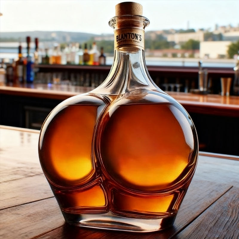 🥂Dale a tu cata de vinos un toque divertido con esta botella tan juguetona.