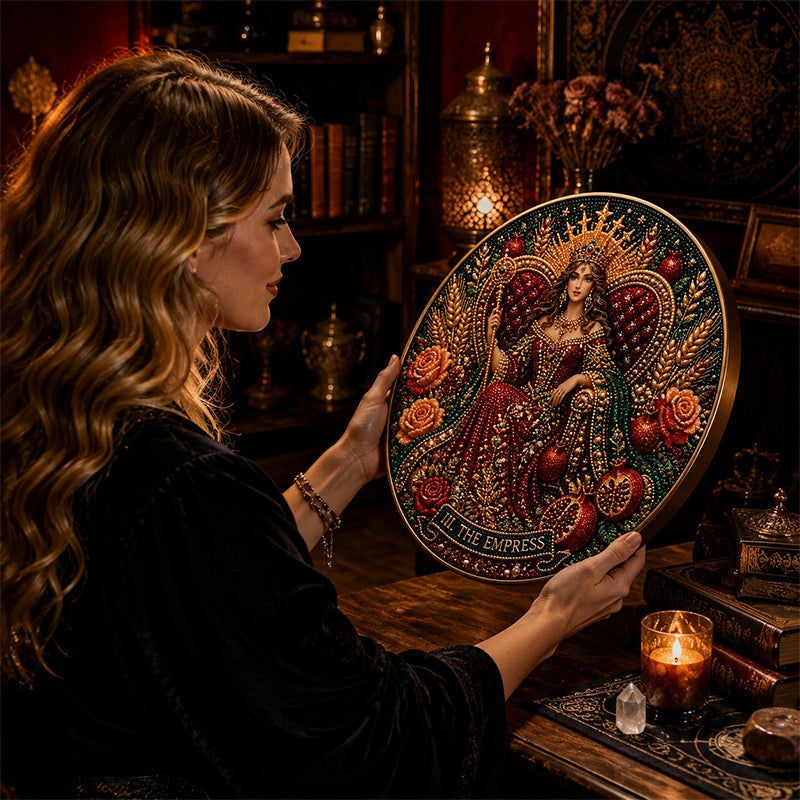 🧘‍♀️ Encuentra Tu Luz Sagrada: Arte de Diamantes del Tarot Arcanos Mayores 🌘