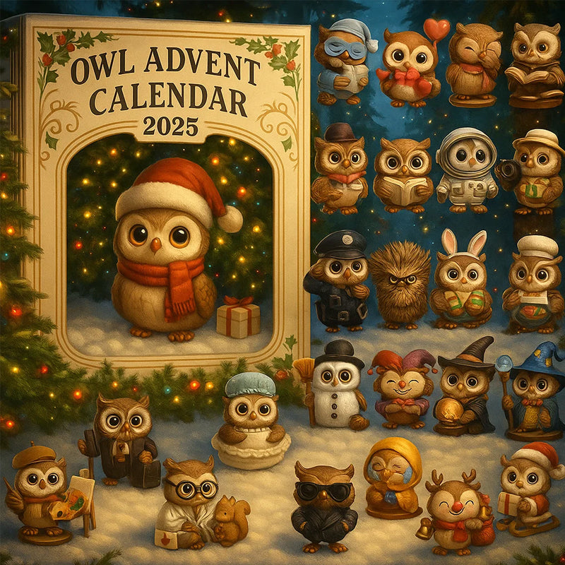 🦉 Ugle-adventskalender 2025🎄24 dager med undring, visdom og innfall ✨