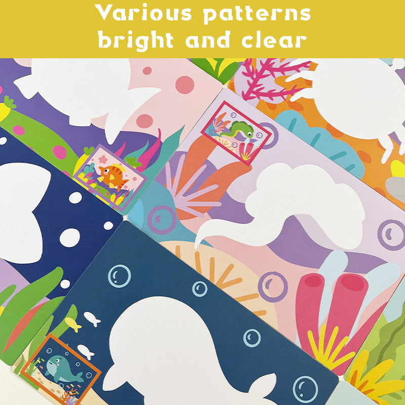 ⏳Denne ukens spesialtilbud✨Barnas sandmaling håndlaget DIY fargelegging pedagogisk lekeset