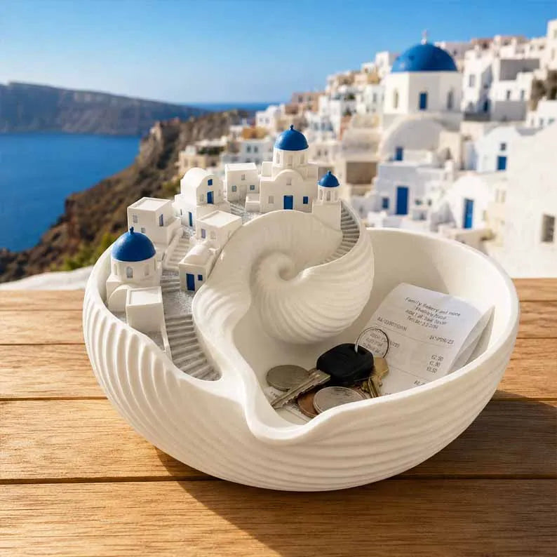 🌊 Último día: 50% DE DESCUENTO - Cesta decorativa estilo Santorini