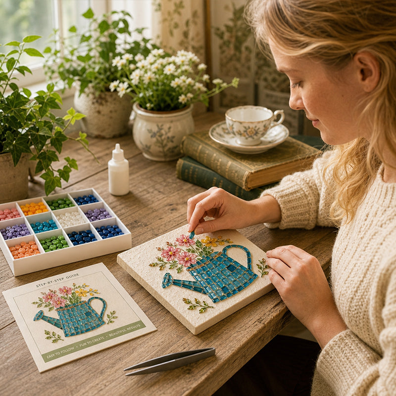 🎨 Kit de Manualidades de Arte Mosaico DIY ✨