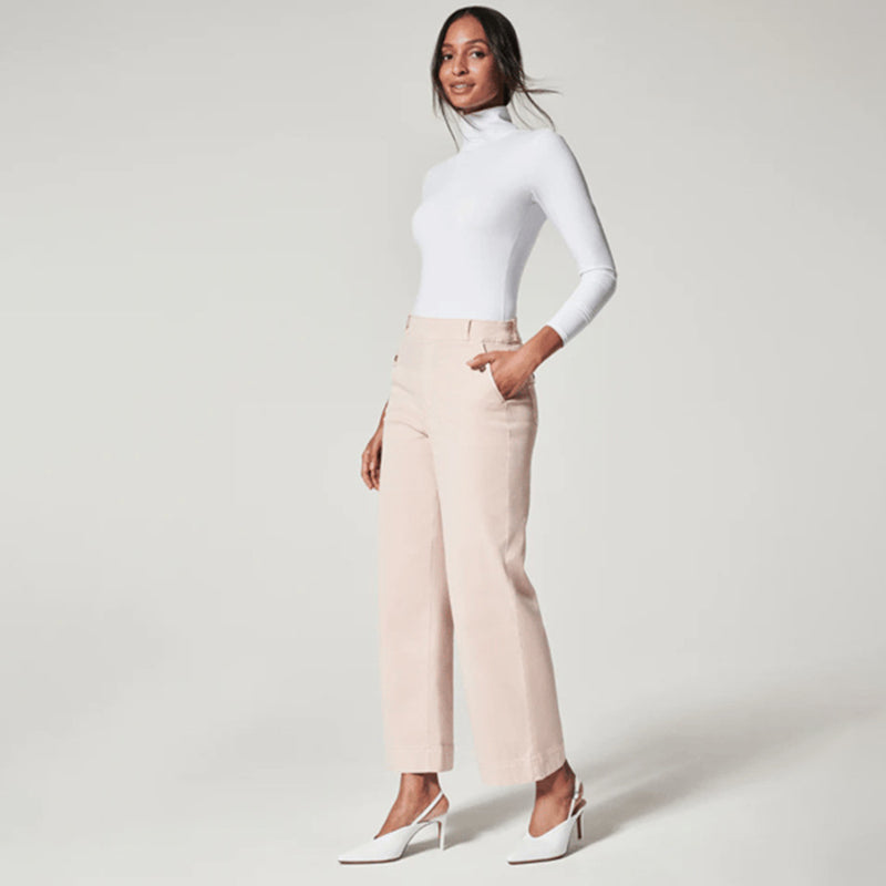 Pantalones casuales de mujer con pierna recta All Matc