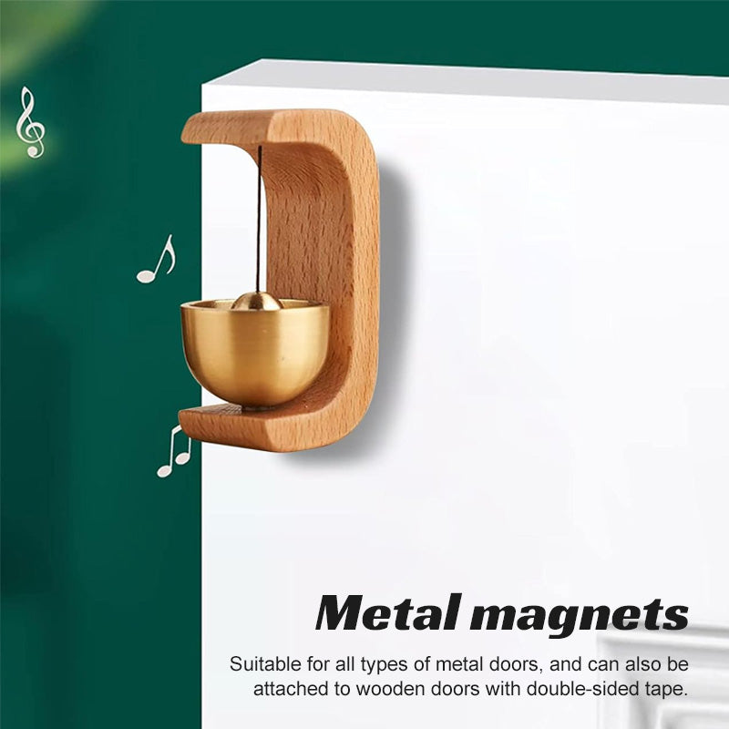 🔔Magnetisk dørklokke med vindklokke Kjøleskapsmagnet