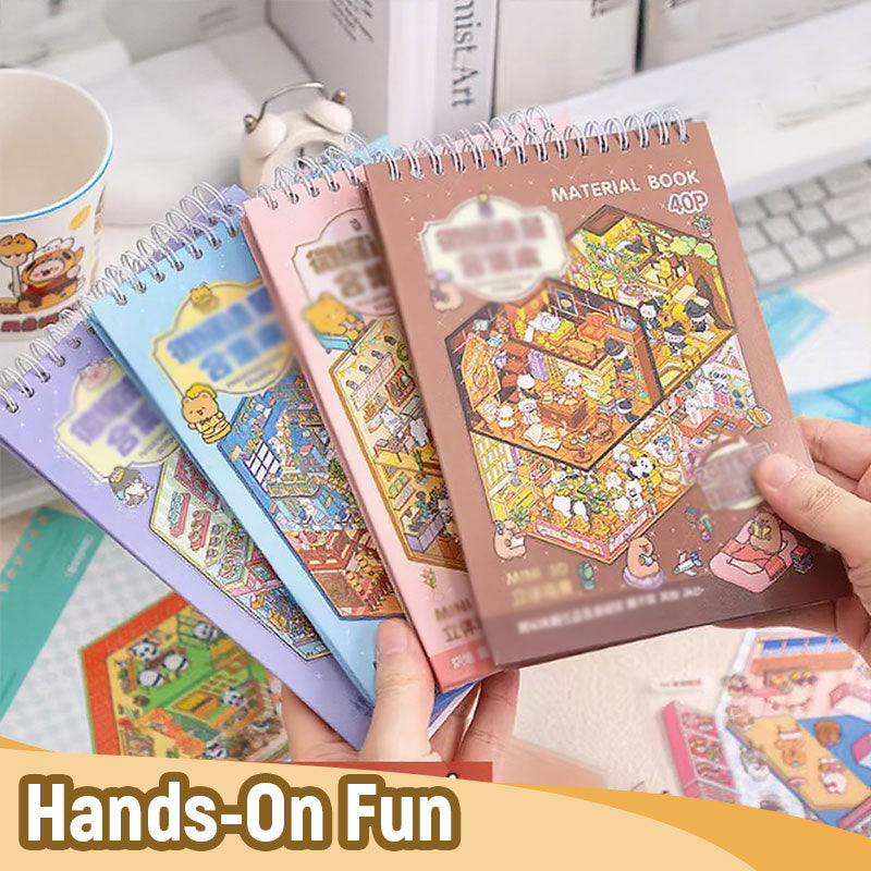 🌟Kreativitet møter lek🎨 Stressavlastende håndlagde sceneklistremerke