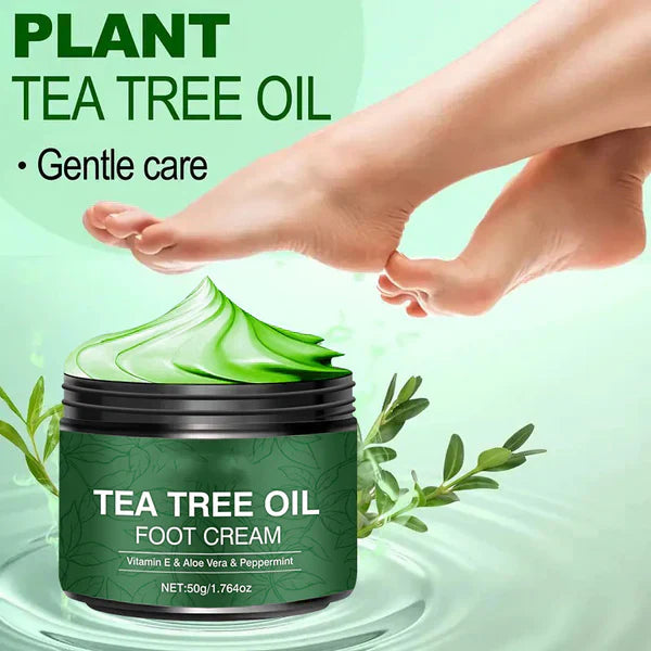 🎁 ¡HOY SOLAMENTE! Recibe una lima de uñas profesional GRATIS con cada pedido.✨💝 Cuidado calmante para los pies con aloe vera y árbol de té.