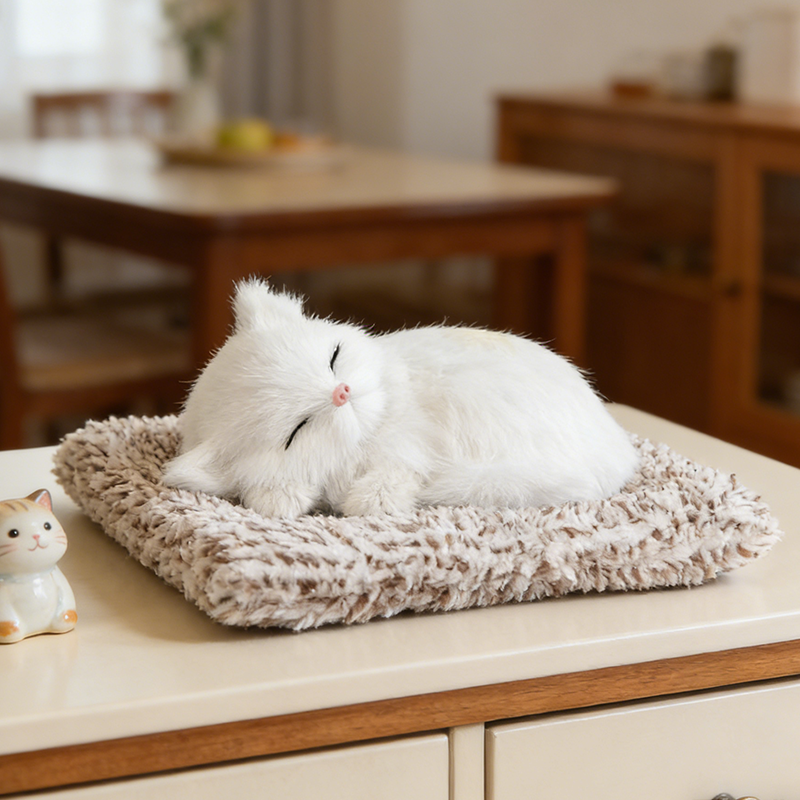 Lindo gato de peluche que limpia el aire 🐱