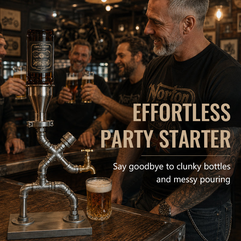 Dispensador de Bebidas por Gravedad Estilo Industrial ⚙️🥤