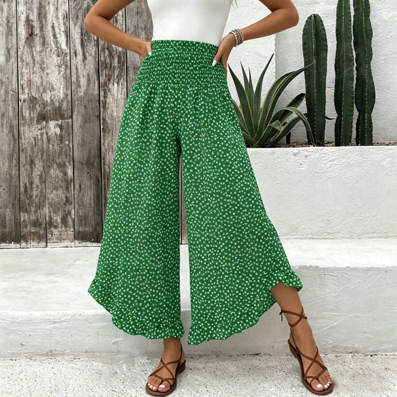 ⏳Oferta por tiempo limitado⏰ Pantalones anchos de talle alto para mujer – Efecto estilizante, cómodos y elegantes
