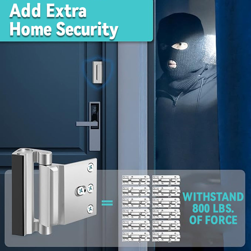 🔒Tyverisikring av dørlås med husholdningsspenn