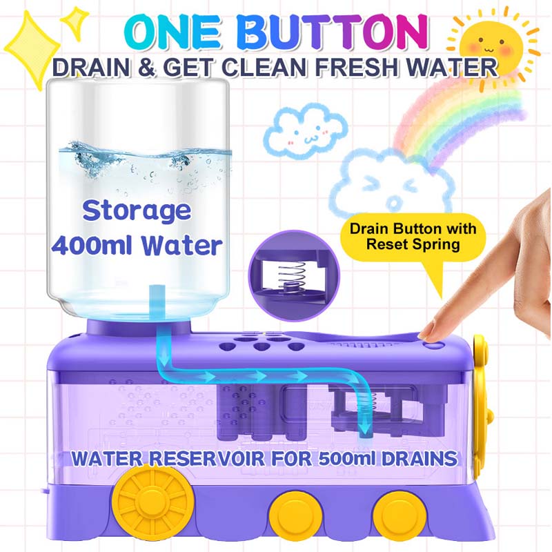 🎨🖌️Automatisk pennaholder med vannbytte