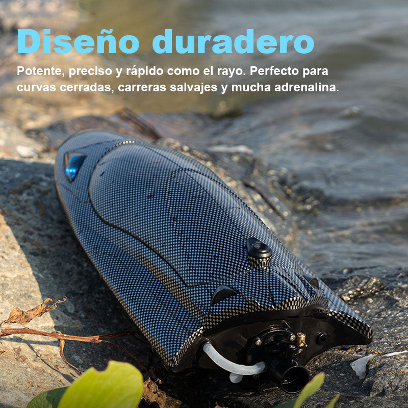 🚤Lancha rápida teledirigida de fibra de carbono