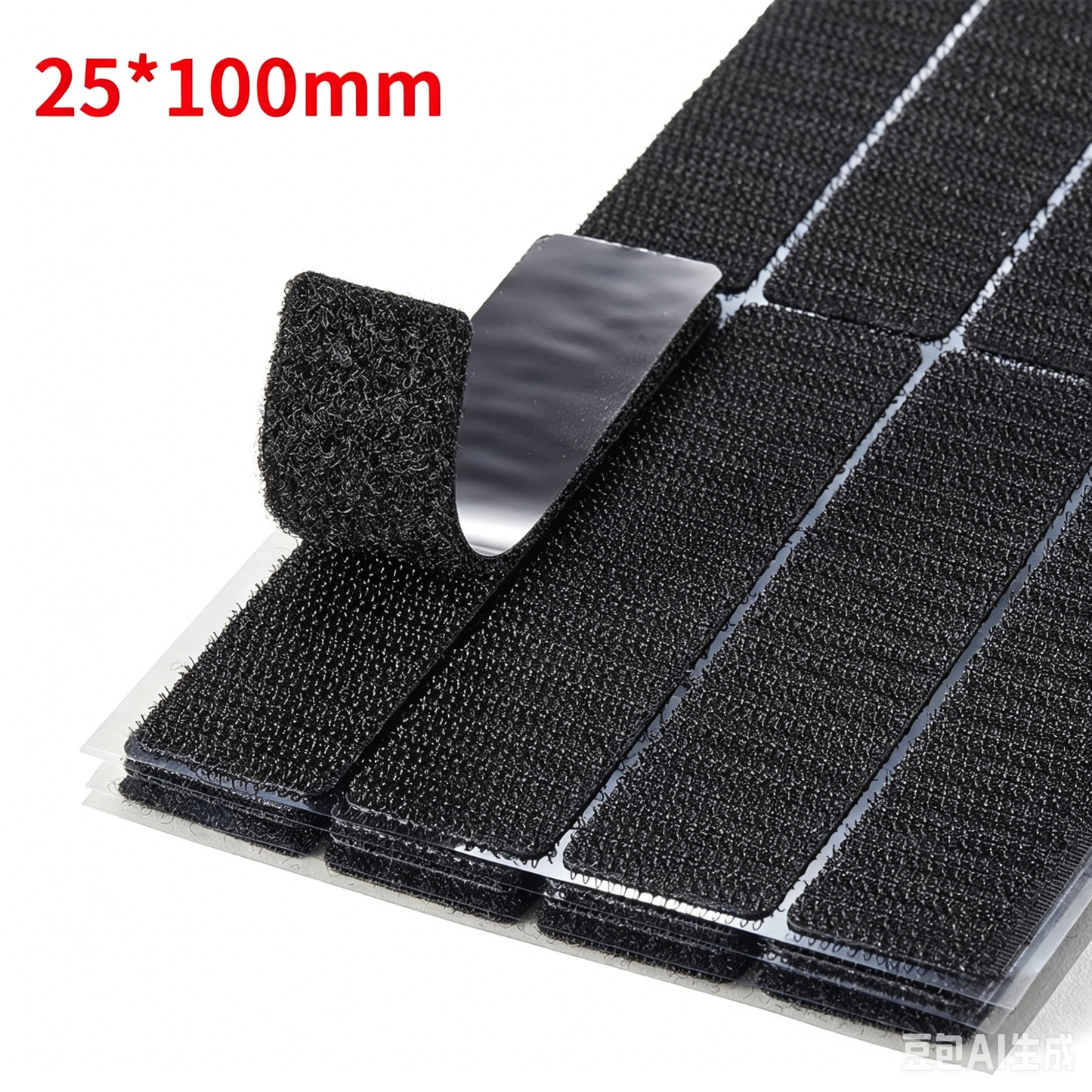 🔹 Tiras de velcro resistentes con adhesivo