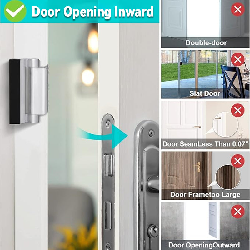 🔒Tyverisikring av dørlås med husholdningsspenn