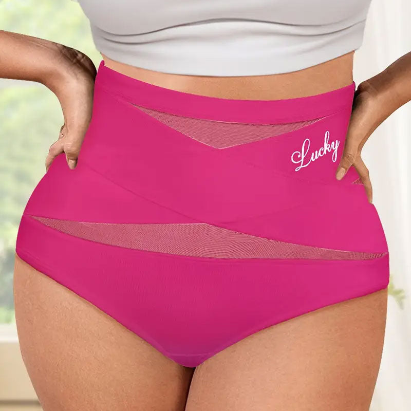 💖M-6XL for valg⏳ Kjøp 1 få 1 gratis🌸Tummy Control-truser med høy midje i stor størrelse