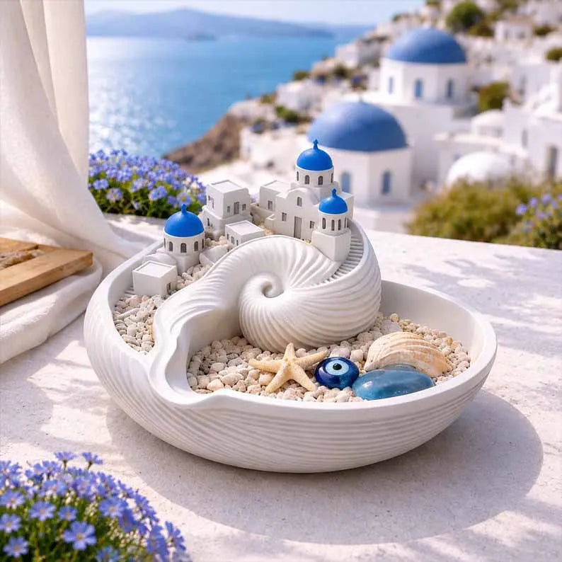 🌊 Último día: 50% DE DESCUENTO - Cesta decorativa estilo Santorini