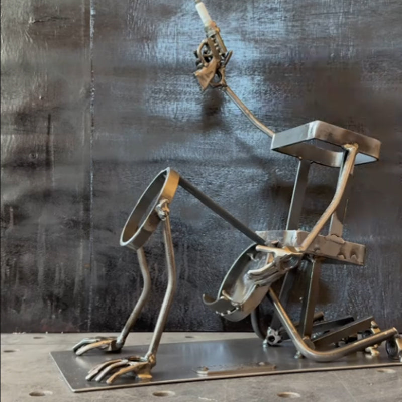 🍷Hodeskalle Cola- og vinflaskeholde