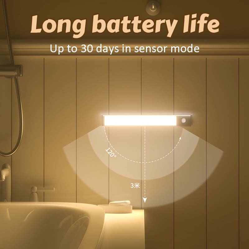 💡 Sensor LED Inteligente con Detector de Movimiento | Luz Nocturna Automática
