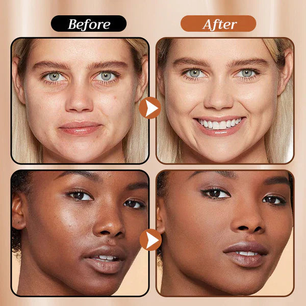 🥰Fuktighetsgivende, lett foundation stick med pense