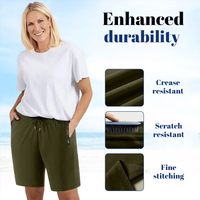 ⌛Ukens spesialtilbud🧊Holder deg kjølig hele sommeren❄️🩳Hurtigtørkende stretchshorts laget av is-silk