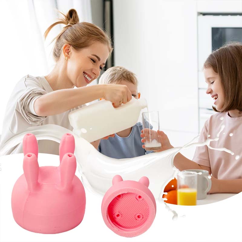 🥛Desviador de tapón de botella de lech