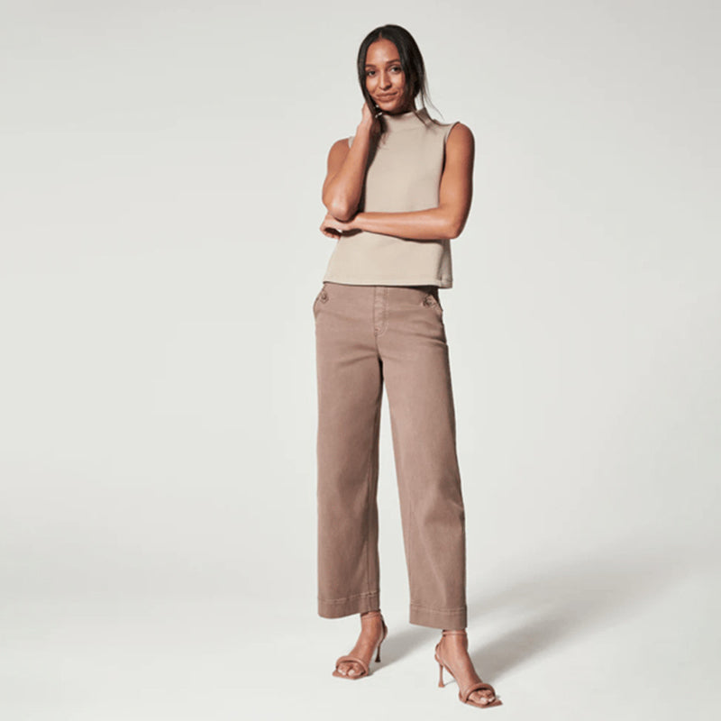 Pantalones casuales de mujer con pierna recta All Matc