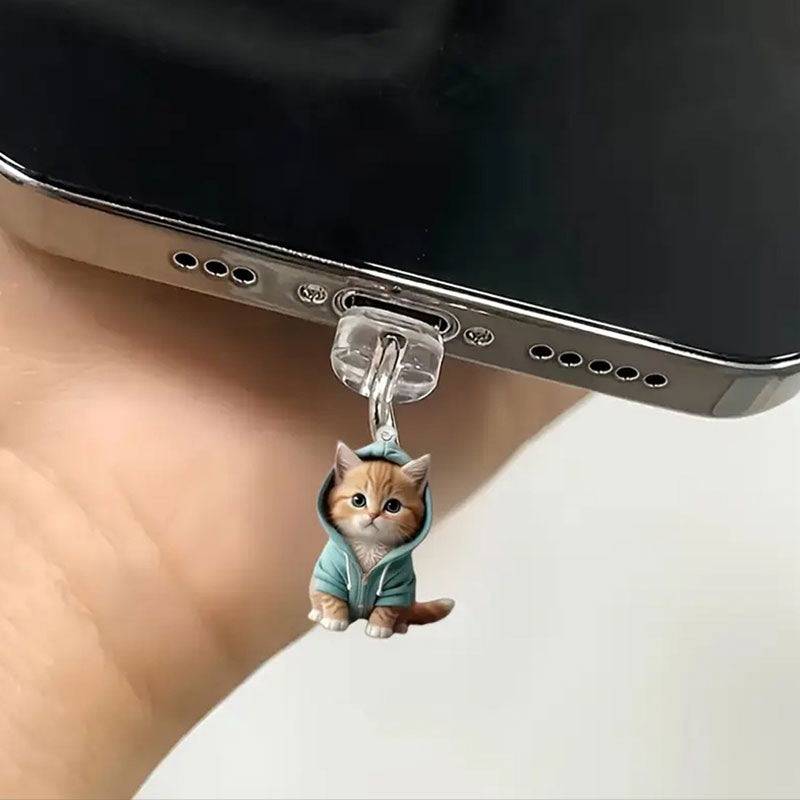 🐱Støvplugg for katt mobiltelefon🐾