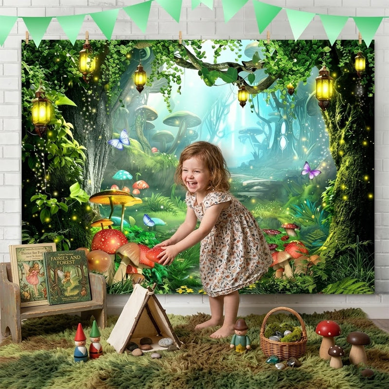 🌲🌸 Transforma tu patio trasero en un bosque encantado – una pancarta, belleza infinita ✨