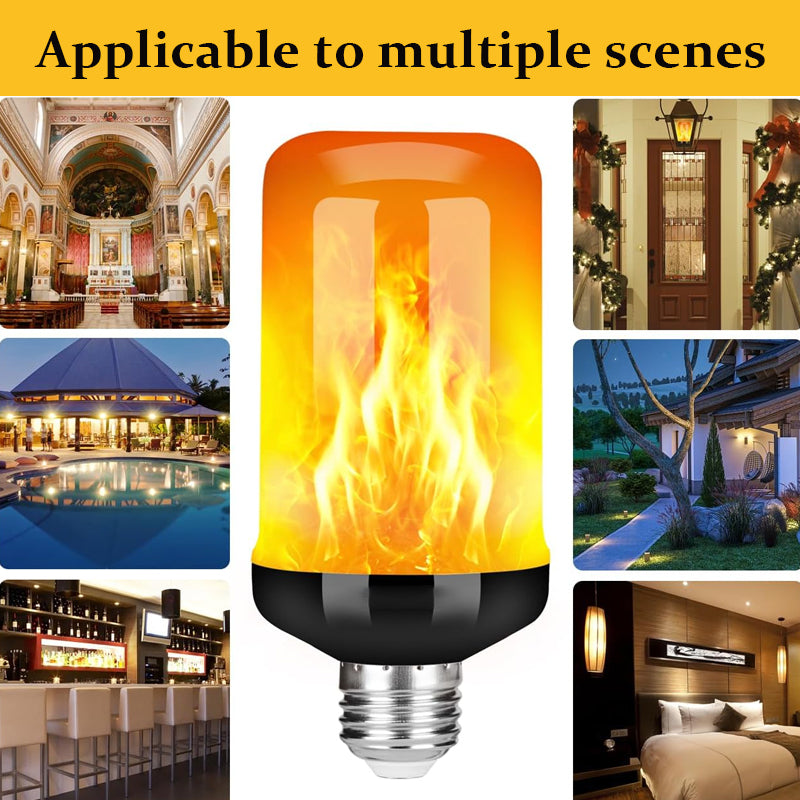 🔥 Simulert flammepære | Tenk en mild flamme som «aldri slukker»