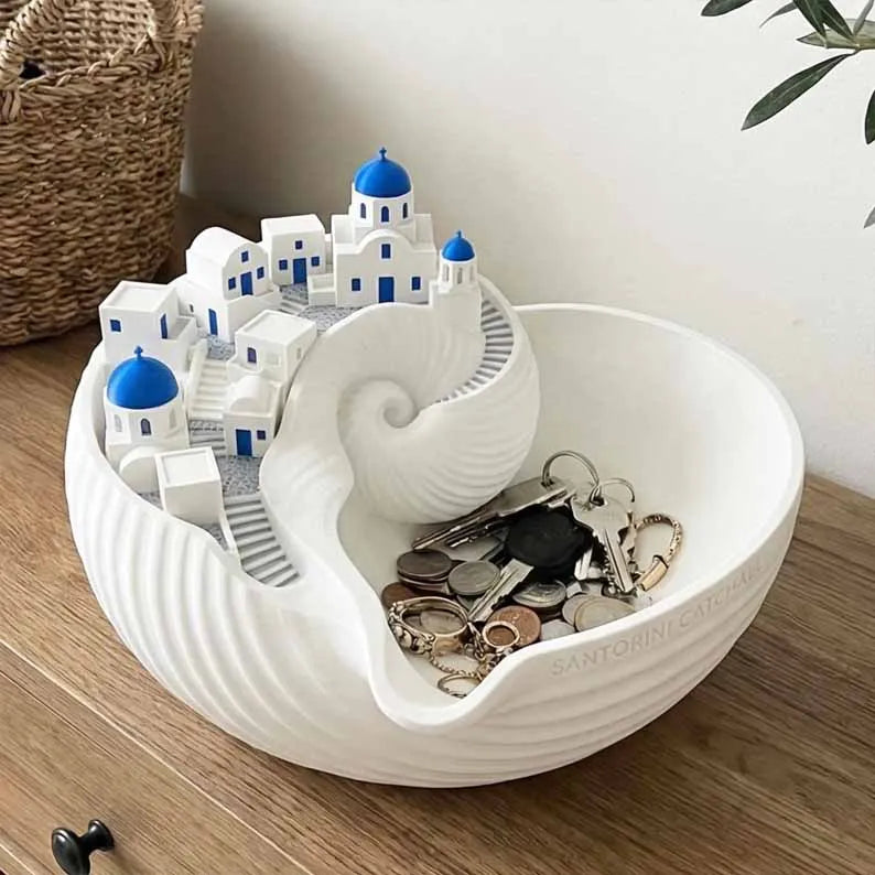 🌊 Último día: 50% DE DESCUENTO - Cesta decorativa estilo Santorini