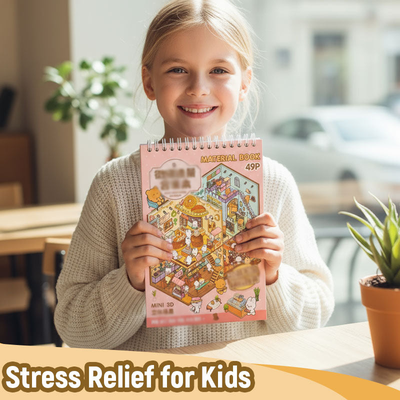 🌟Kreativitet møter lek🎨 Stressavlastende håndlagde sceneklistremerke