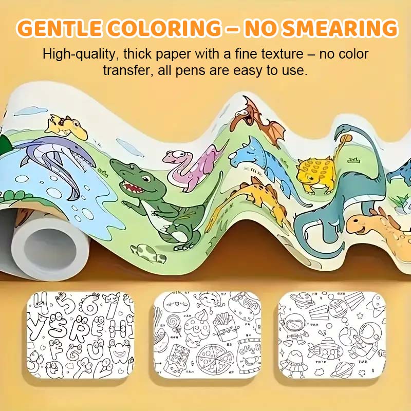 🌈Rodillo antigrafiti montado en la pared para niños🎨