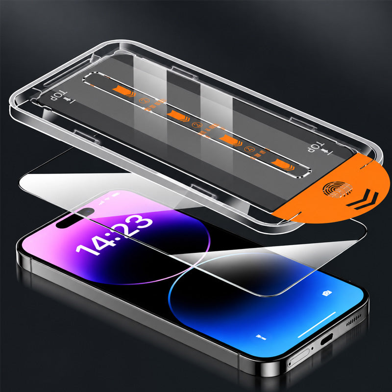 3 unidades🛡️ Protector de pantalla de privacidad con brillo rojo (cristal templado) para iPhone ✨