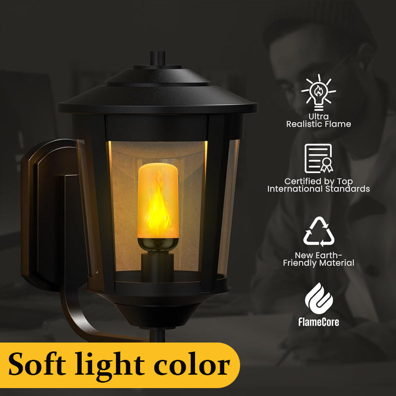 🔥 Simulert flammepære | Tenk en mild flamme som «aldri slukker»