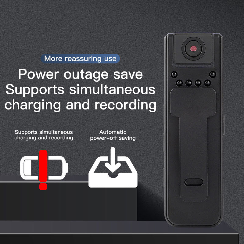 🔥tidsbegrenset rabatt✨1080P HD-opptaker med lommeklip