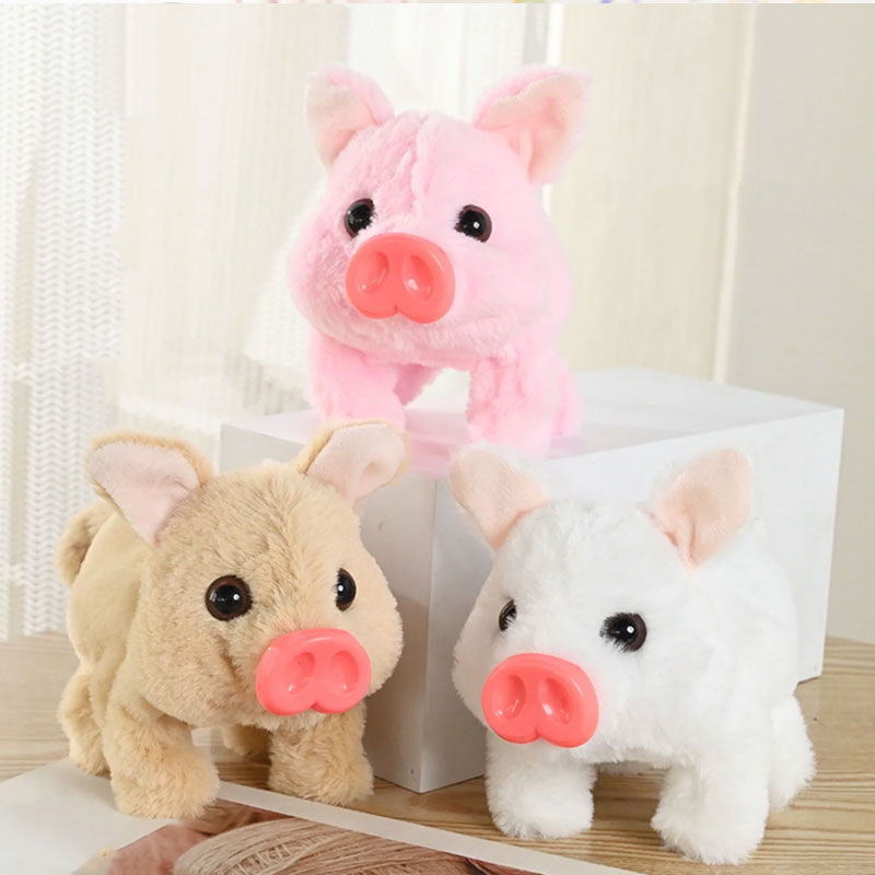 🐷Cerdito de Peluche Eléctrico que Camina