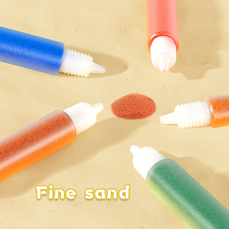 ⏳Denne ukens spesialtilbud✨Barnas sandmaling håndlaget DIY fargelegging pedagogisk lekeset