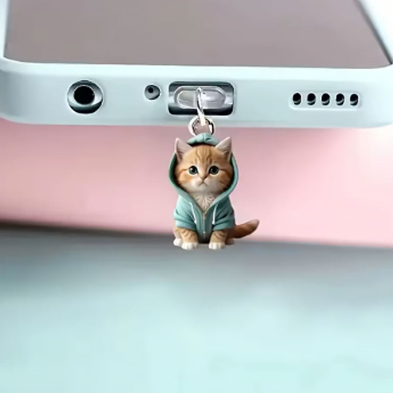 🐱Støvplugg for katt mobiltelefon🐾