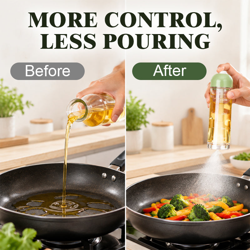 🍳💧 Dispensador de aceite de cocina hacia abajo