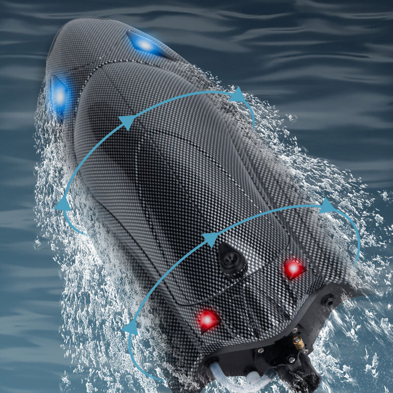 🚤Lancha rápida teledirigida de fibra de carbono