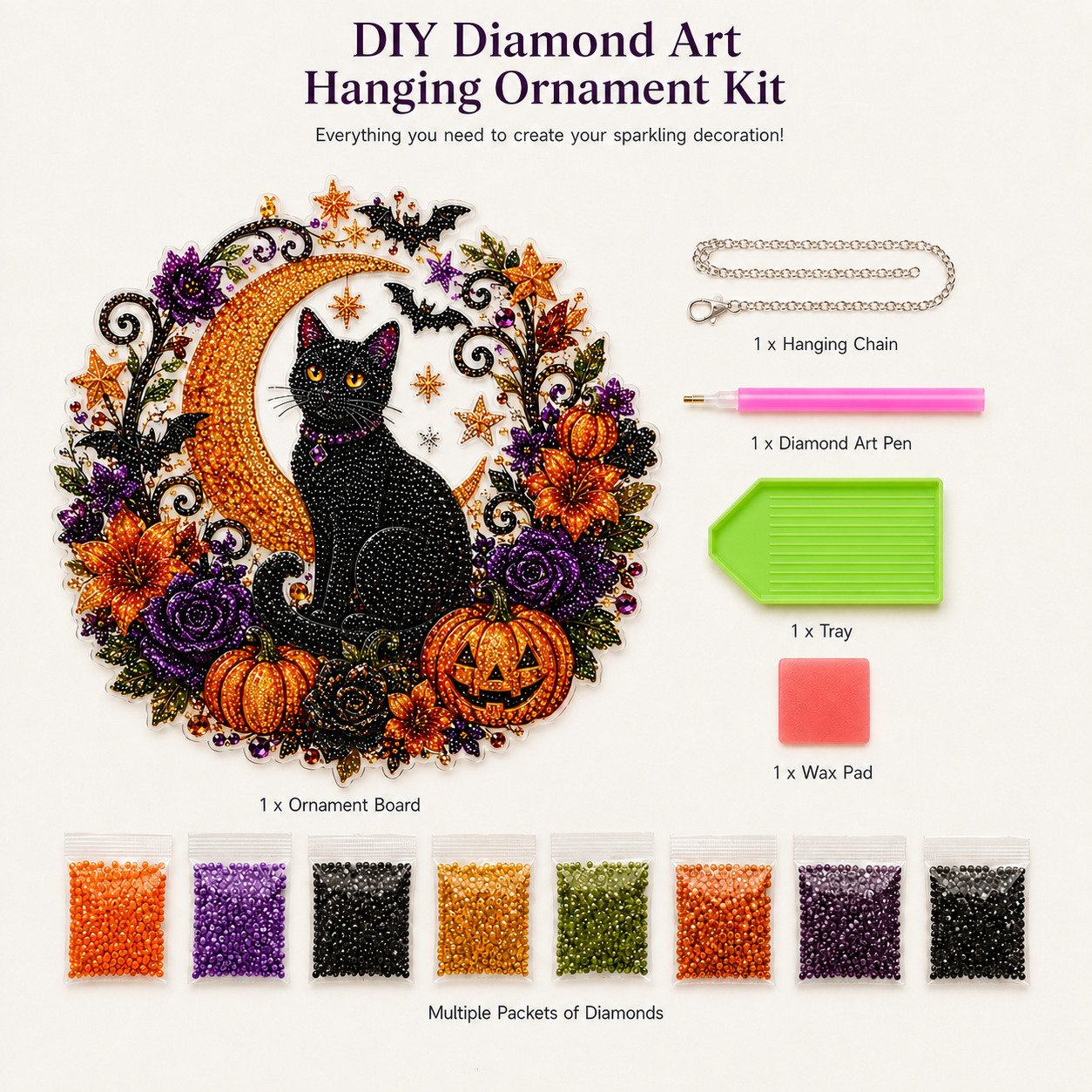 🌙 ¡Dale vida a tus ventanas! Decoración mágica y acogedora de Halloween 🔮