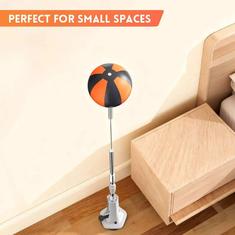 💥 Black Friday: 50 % rabatt! 🥊 Slagsekk med speedball ⭐ | Høydejusterbar & lydløs | Ekstra sterk sugekopp 🏠