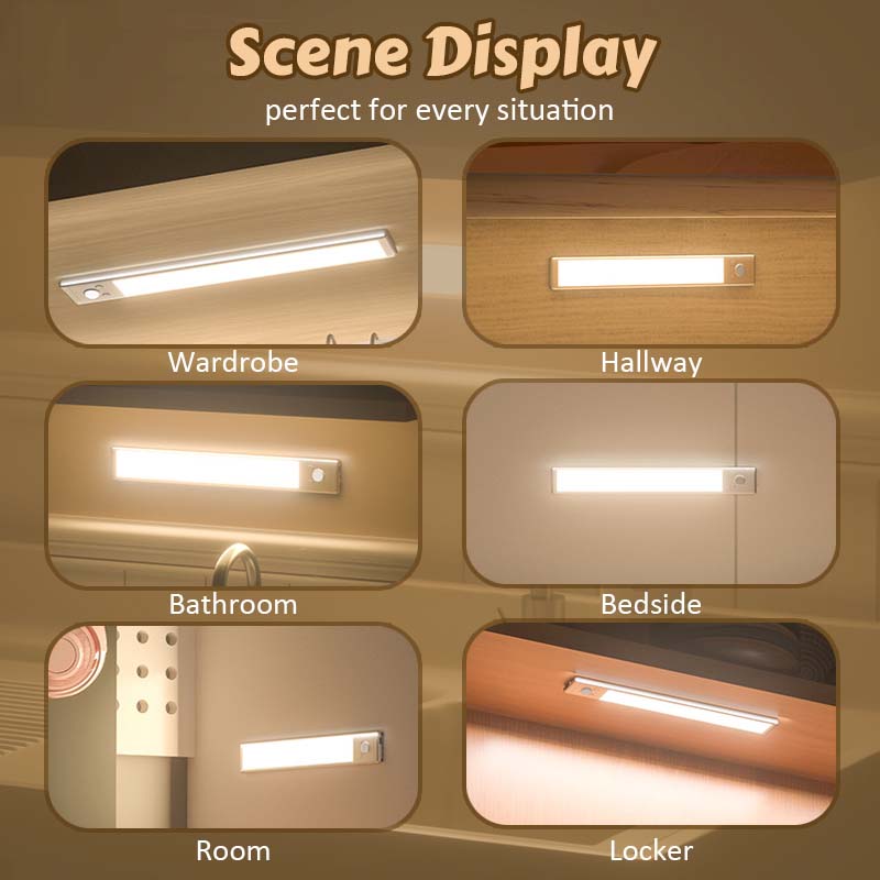 💡 Sensor LED Inteligente con Detector de Movimiento | Luz Nocturna Automática