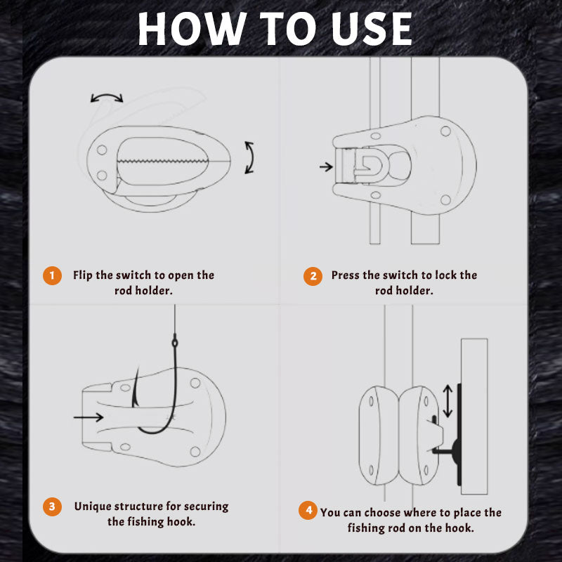 ✨Få orden på fiskesnøret ditt🎣Klips for fiskestan