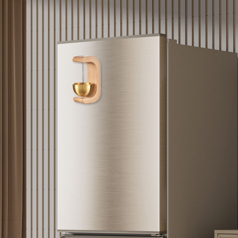 🔔Magnetisk dørklokke med vindklokke Kjøleskapsmagnet