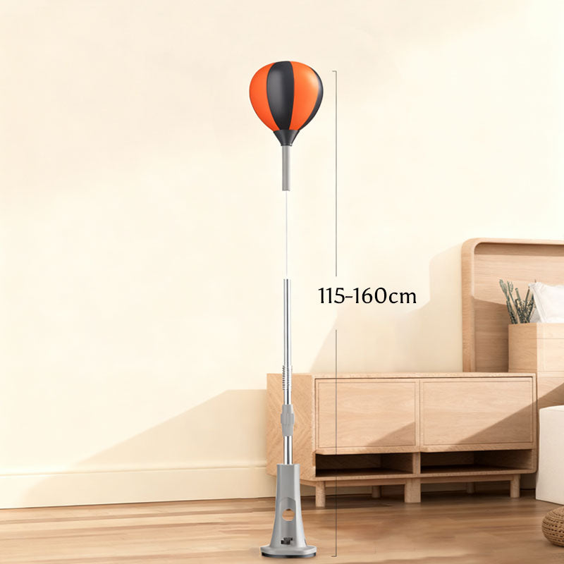 💥 Black Friday: 50 % rabatt! 🥊 Slagsekk med speedball ⭐ | Høydejusterbar & lydløs | Ekstra sterk sugekopp 🏠