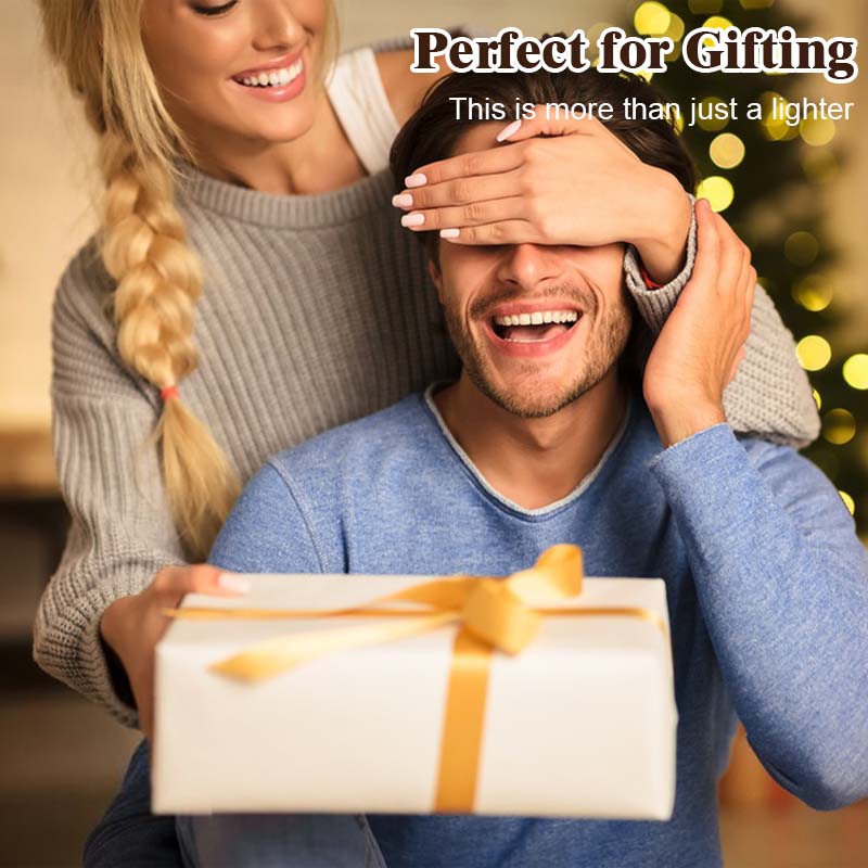 🔥 Multifunksjonell nøkkelringlighter - skyv for å tenne, stil for å bær