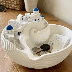 🌊 Último día: 50% DE DESCUENTO - Cesta decorativa estilo Santorini