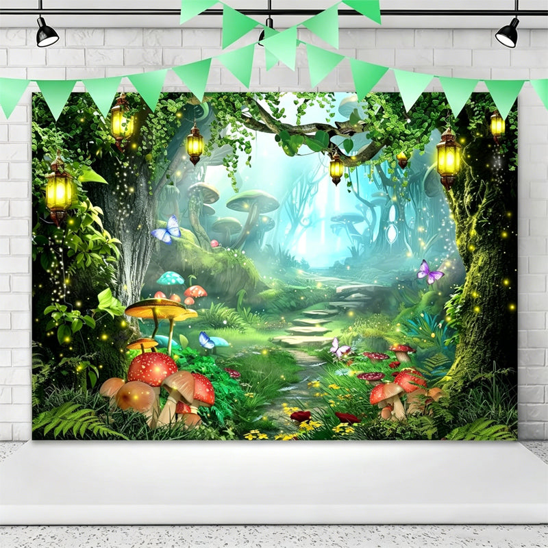 🌲🌸 Transforma tu patio trasero en un bosque encantado – una pancarta, belleza infinita ✨